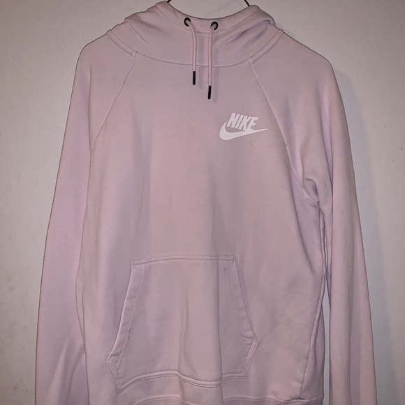 baby pink nike hoodie